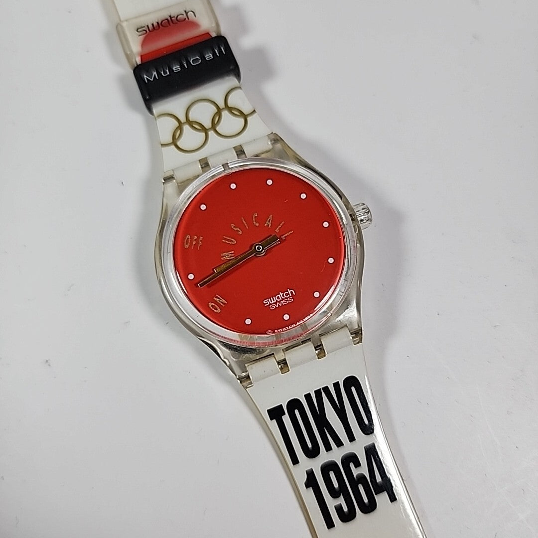 Vintage SWATCH SLZ 100 - TOKYO 1964 OLYMPICS- Tokyo 1964 Band MusiCall