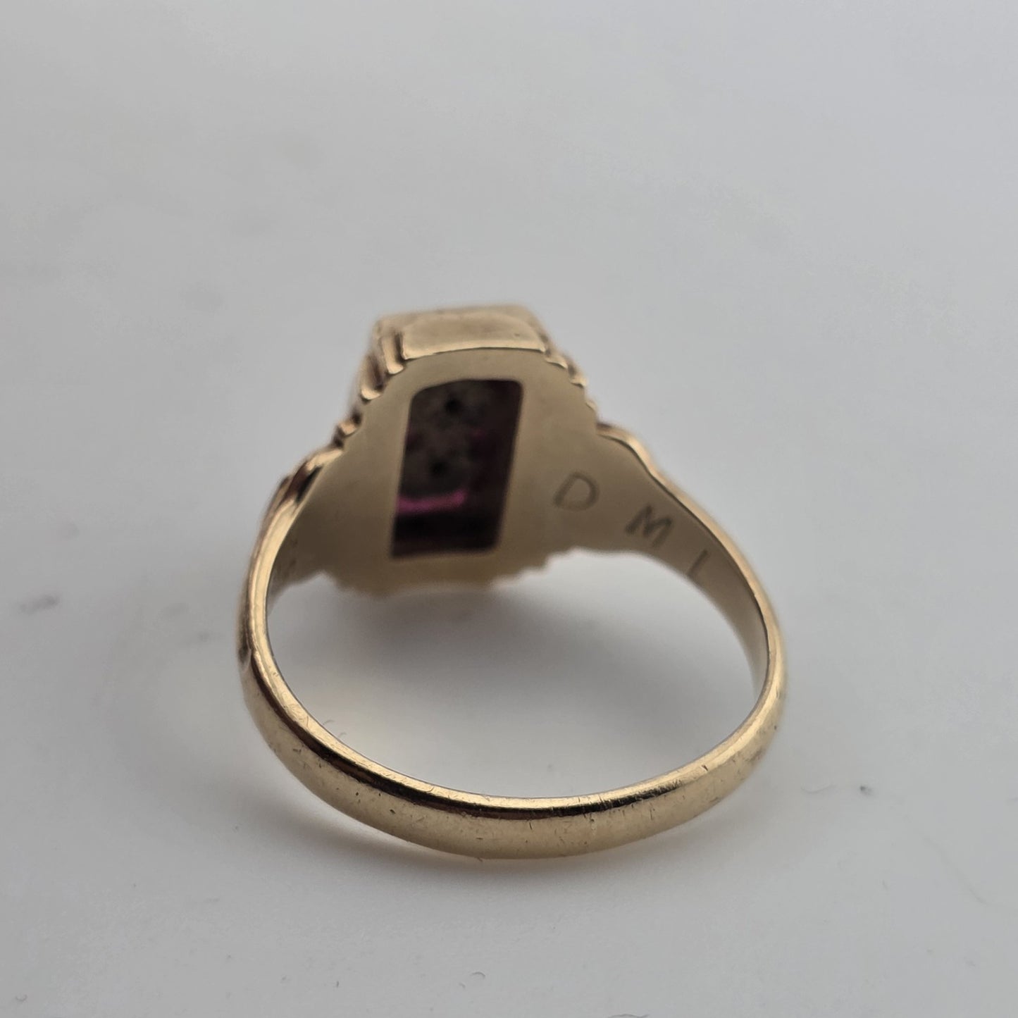 Ferguson 1953 Class Ring 10K Yellow Gold Balfour Size 6.25 Vintage