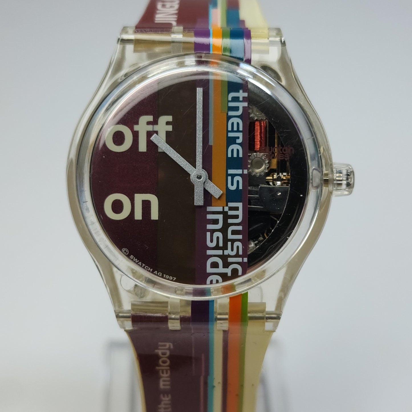 Swatch Watch Musicall Jingle Me Watch SLK118 by Candy Dulfer 1997 Vintage
