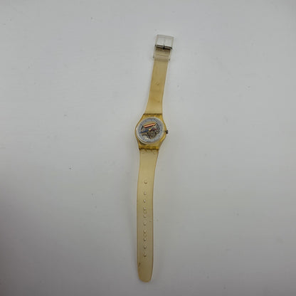 Vintage Swatch Watch “Little Jelly” LK103 – Ladies Transparent 1986 – Running