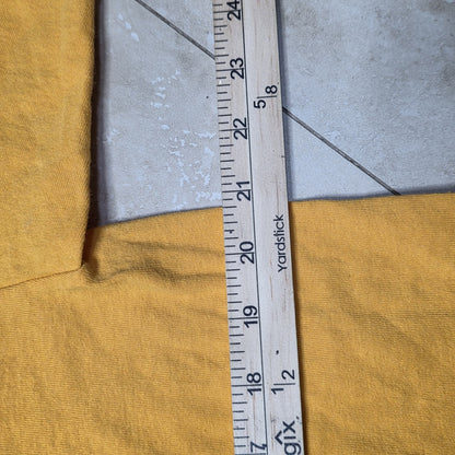 Rare Vintage Nike T-Shirt Men’s Medium Yellow Embroidered Swoosh 90s 2000s USA