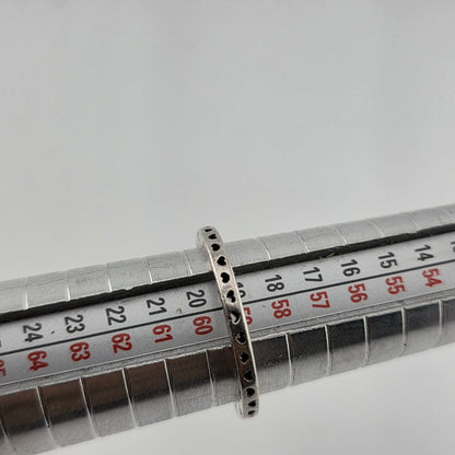 pandora sterling silver ring size 8.75 Hearts Stackable Band ALE 60 925