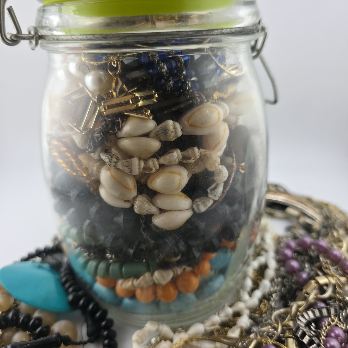 Beautiful Mystery Vintage To Now Soft Romantic Costume Jewelry Jewels Jar