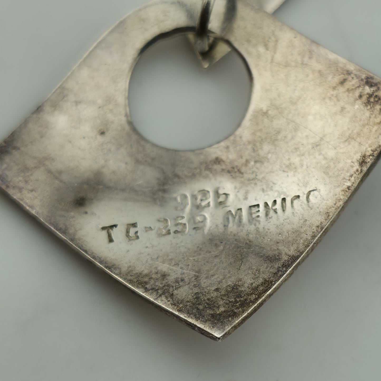 Vintage Mexico 925 Sterling Silver Earrings — Marked 952 Tg 259 Mexico