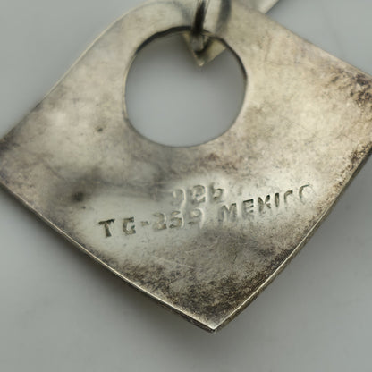 Vintage Mexico 925 Sterling Silver Earrings — Marked 952 Tg 259 Mexico