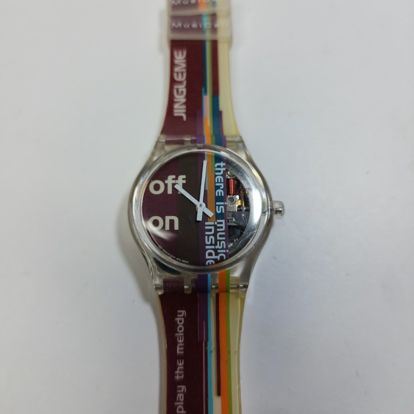 Swatch Watch Musicall Jingle Me Watch SLK118 by Candy Dulfer 1997 Vintage