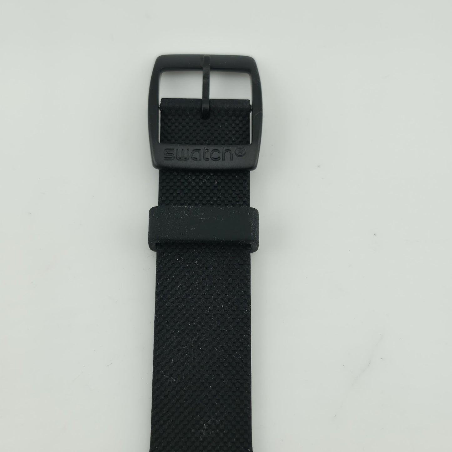 Swatch Watch Mirror Dial Gent Unisex Black Vintage 1995 Working New Battery