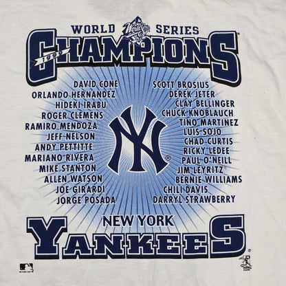 1999 World Series New York Yankees Shirt Mens 2XL White Double Sided Vintage