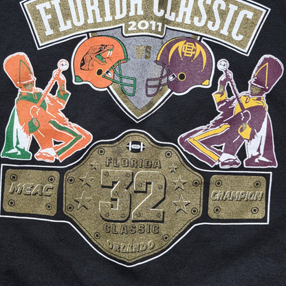 Florida Fl Class A&M Rattlers Vs. Bethune-cookman Wildcats Shirt NCAA Football M