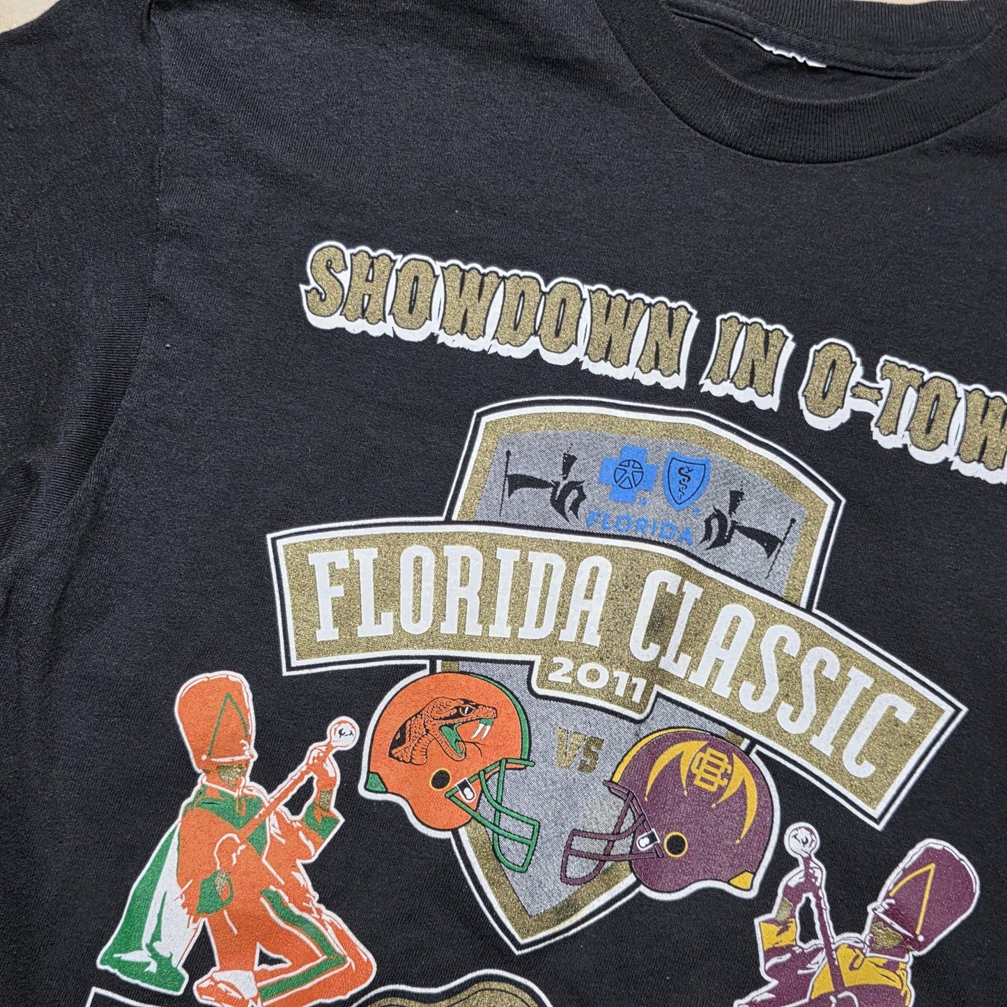 Florida Fl Class A&M Rattlers Vs. Bethune-cookman Wildcats Shirt NCAA Football M