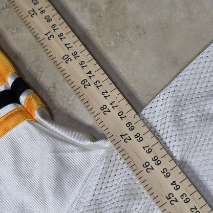 Mitchell & Ness Throwbacks Sewn Stitched Franco Harris #32 White Jersey size 58