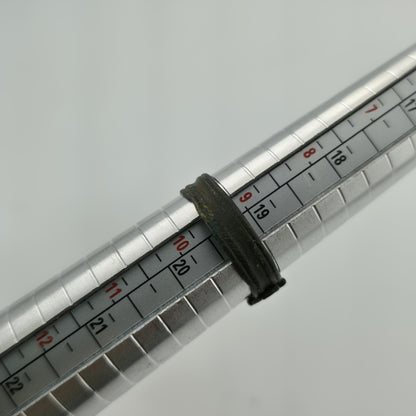 WWII German Iron Cross Brass Ring Size 9 Battle Worn Rusted World War II