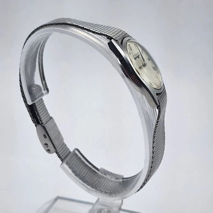 Vintage Longines women's stainless steel watch ref. 7889.10 460 1970s wind up