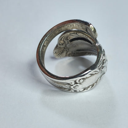 Rogers Bros 1847 Spoon Ring 925 Sterling Silver Size 6 Vintage Flatware Jewelry