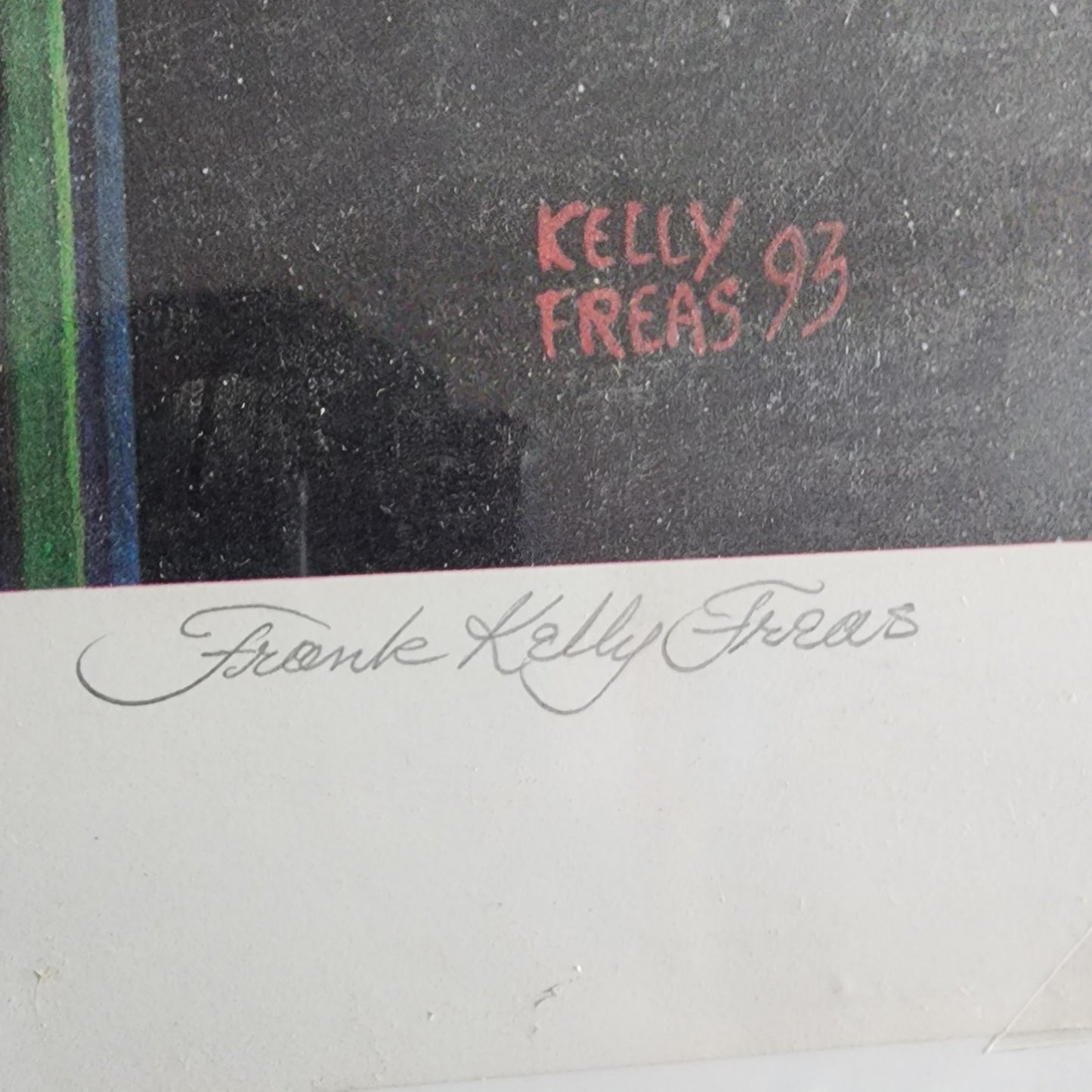 KELLY FREAS SIGNED ARTIST PROOF LITHOGRAPH TRANSITION 93
