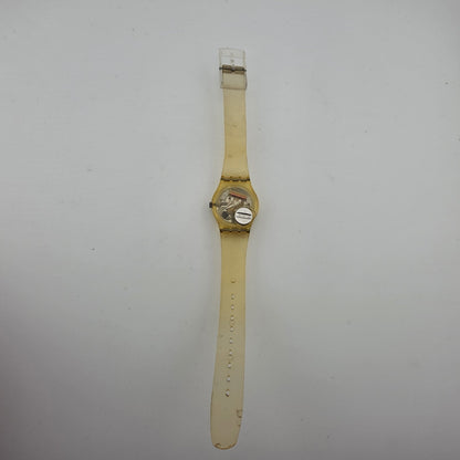 Vintage Swatch Watch “Little Jelly” LK103 – Ladies Transparent 1986 – Running
