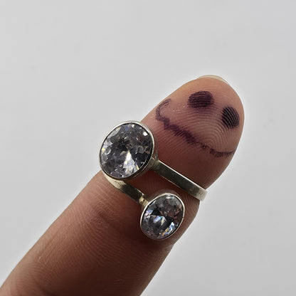 925 Sterling Silver Ring Wrap Minimalist Ring open Band Ring Everyday Adjustable