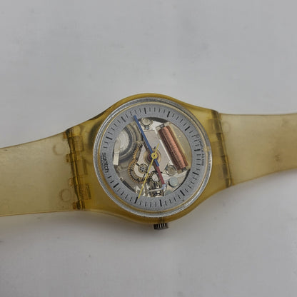 Vintage Swatch Watch “Little Jelly” LK103 – Ladies Transparent 1986 – Running