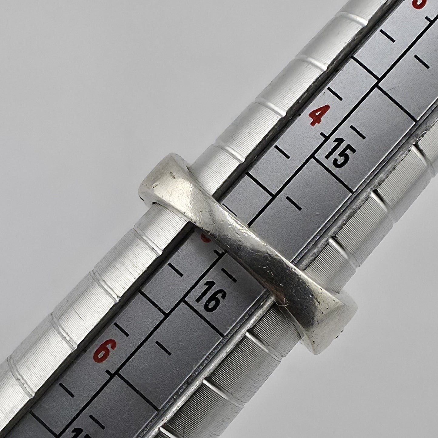 Sterling Silver 925 Huerta Multi Stone Ring CZ Accent Band Size 5 Vintage