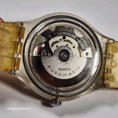 Swatch Vintage Rare Aniak Sak123 Automatic Swiss movement  23 Jewels EUC