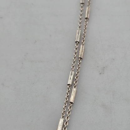 925 Sterling Silver Clover Charm Irish Shamrock Charm Jewelry 20in Chain