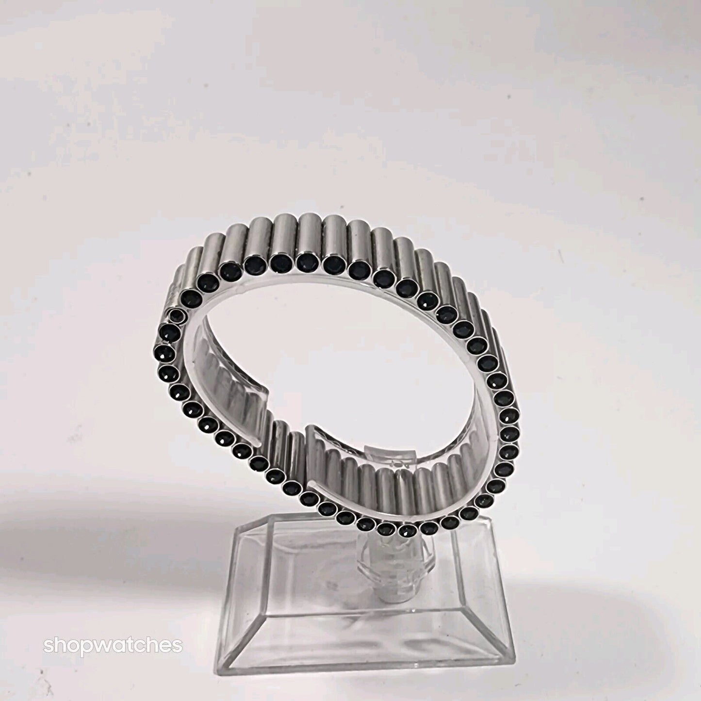 SWATCH Bracelet Small 6.25 Bijoux Lustro Swarovski Crystal Infinity Flex Vintage