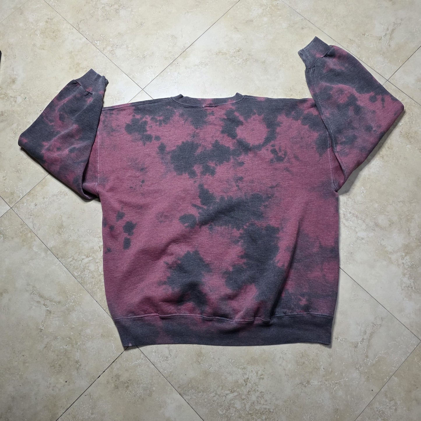 Furst Of A Kind Sweatshirt NCAA NOTRE DAME FIGHTING IRISH Acid Wash Distressed