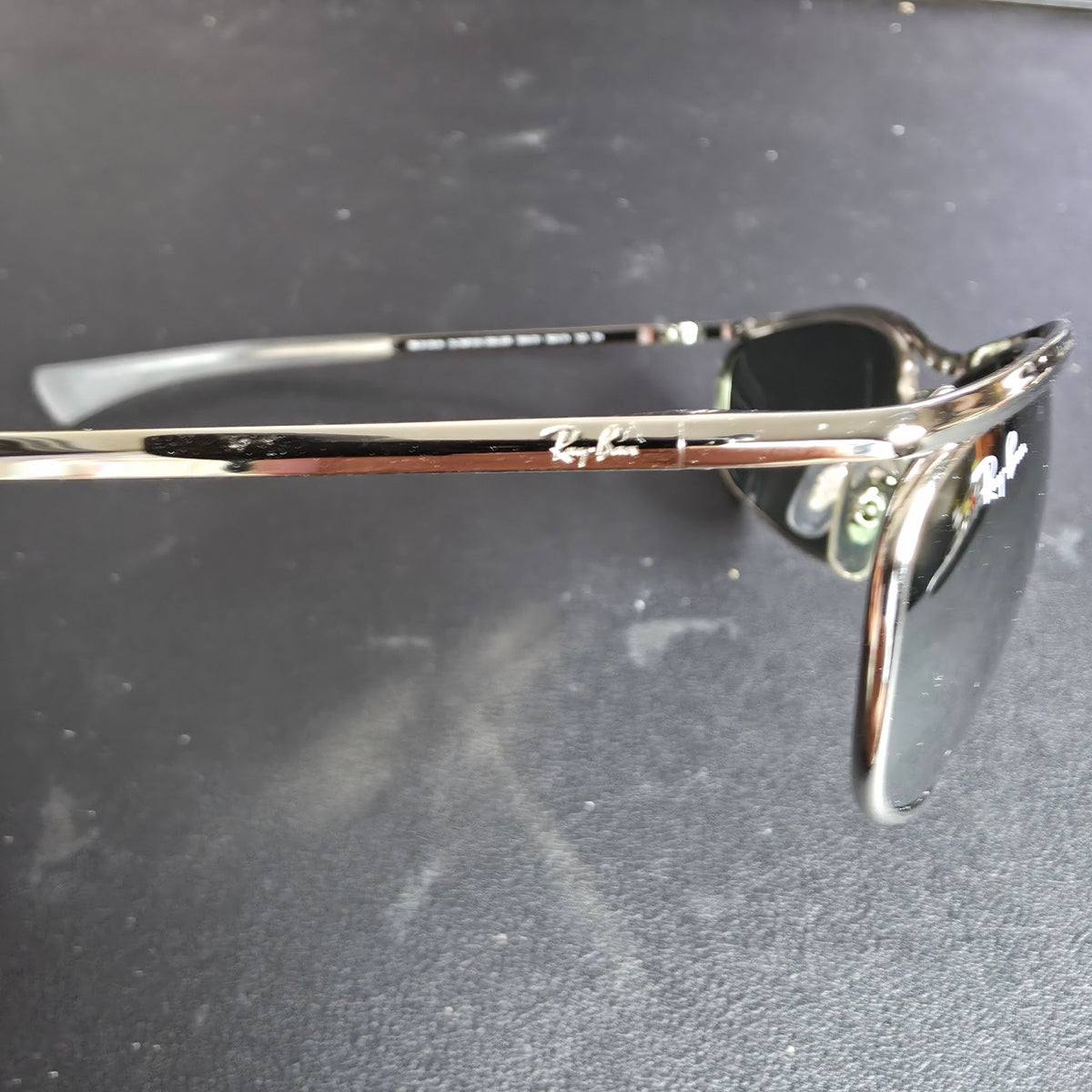 Ray-Ban Olympian I Deluxe RB3119M 003/31 Sunglasses Silver 62-18 With Case