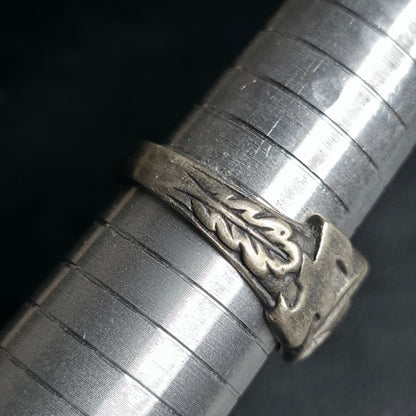 Vintage Third Reich SA Feldherrnhalle Honor Ring .900 Silver Wolfsangel 11