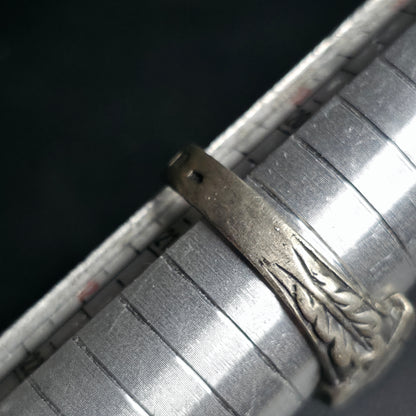 Vintage Third Reich SA Feldherrnhalle Honor Ring .900 Silver Wolfsangel 11