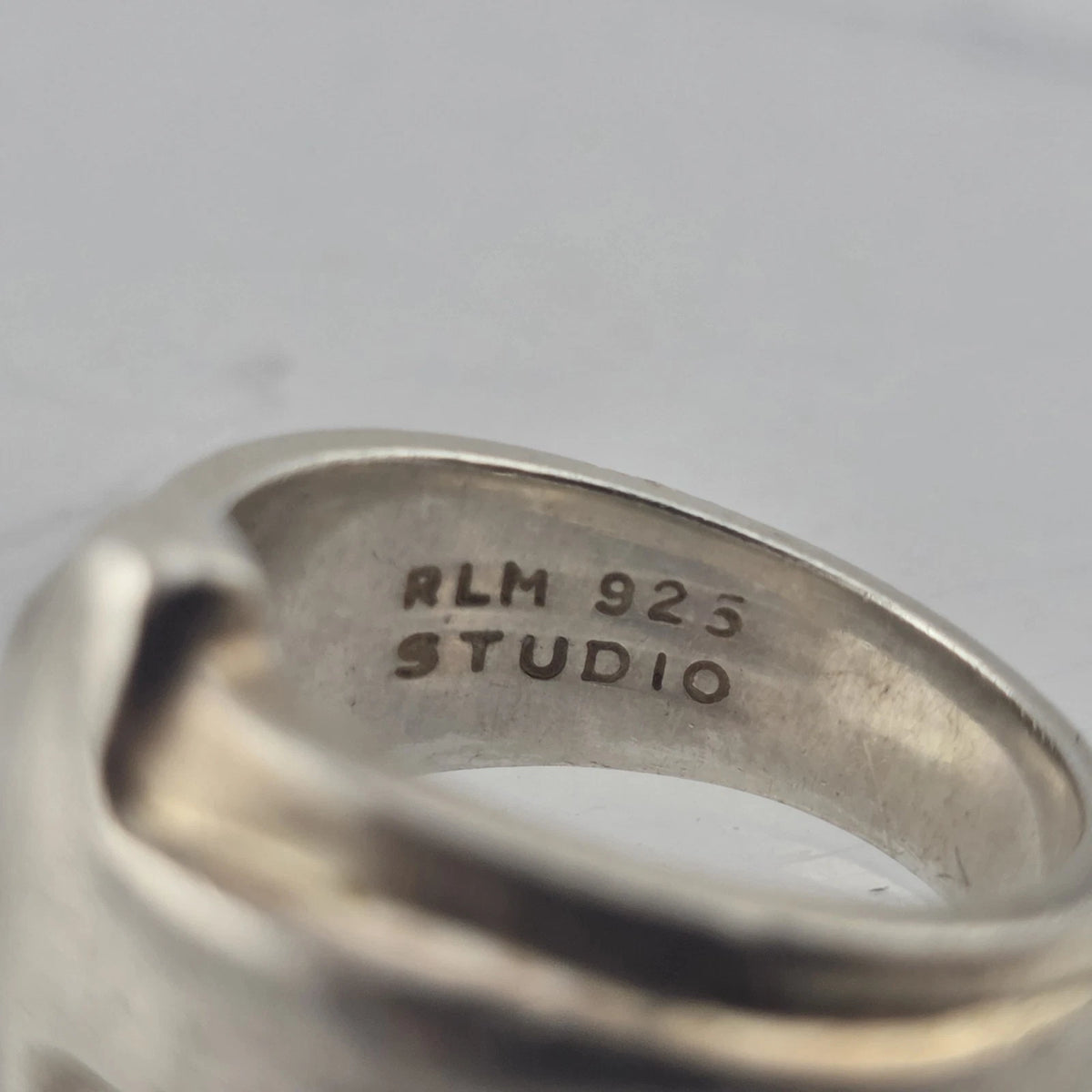 RLM Studio Robert Lee Morris Sterling Silver Cross Ring Size 7 Chunky 925