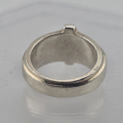 RLM Studio Robert Lee Morris Sterling Silver Cross Ring Size 7 Chunky 925