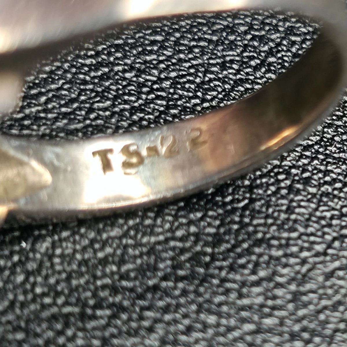 Mexican Sterling Silver Ring 3 Stone Bar Pink Green Purple Size 9