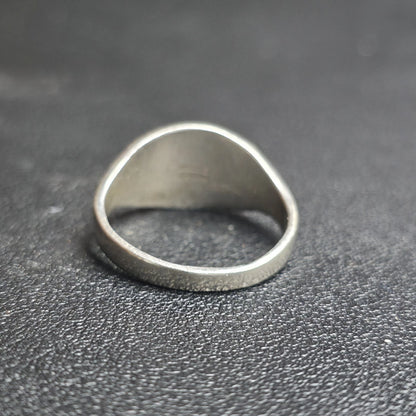 Creed C Sterling Silver Holy Spirit Angel Religious Ring Catholic Size 8 Vintage