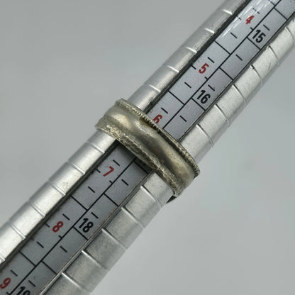 Antique Ethiopia Menelik II Birr Silver Coin Ring Size 6.25 Handmade Ethiopian