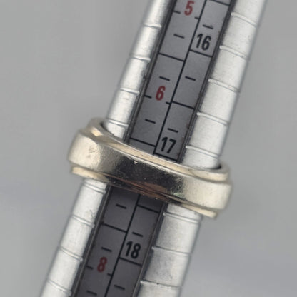 RLM Studio Robert Lee Morris Sterling Silver Cross Ring Size 7 Chunky 925