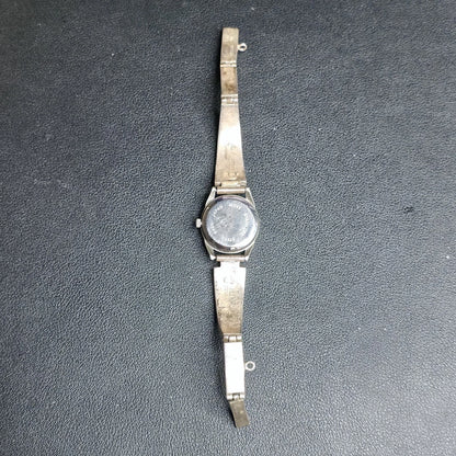 Earl Plummer Navajo Sterling Silver Opal Inlay Watch Bracelet Native American