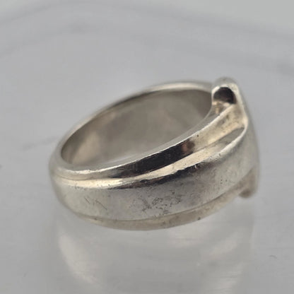 RLM Studio Robert Lee Morris Sterling Silver Cross Ring Size 7 Chunky 925