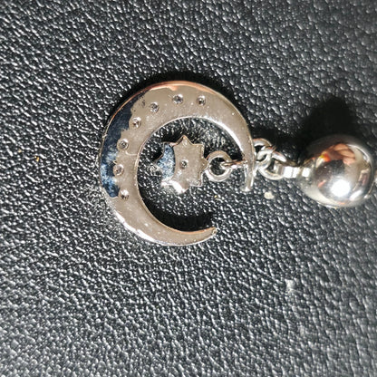 Moon Star Belly Button Ring