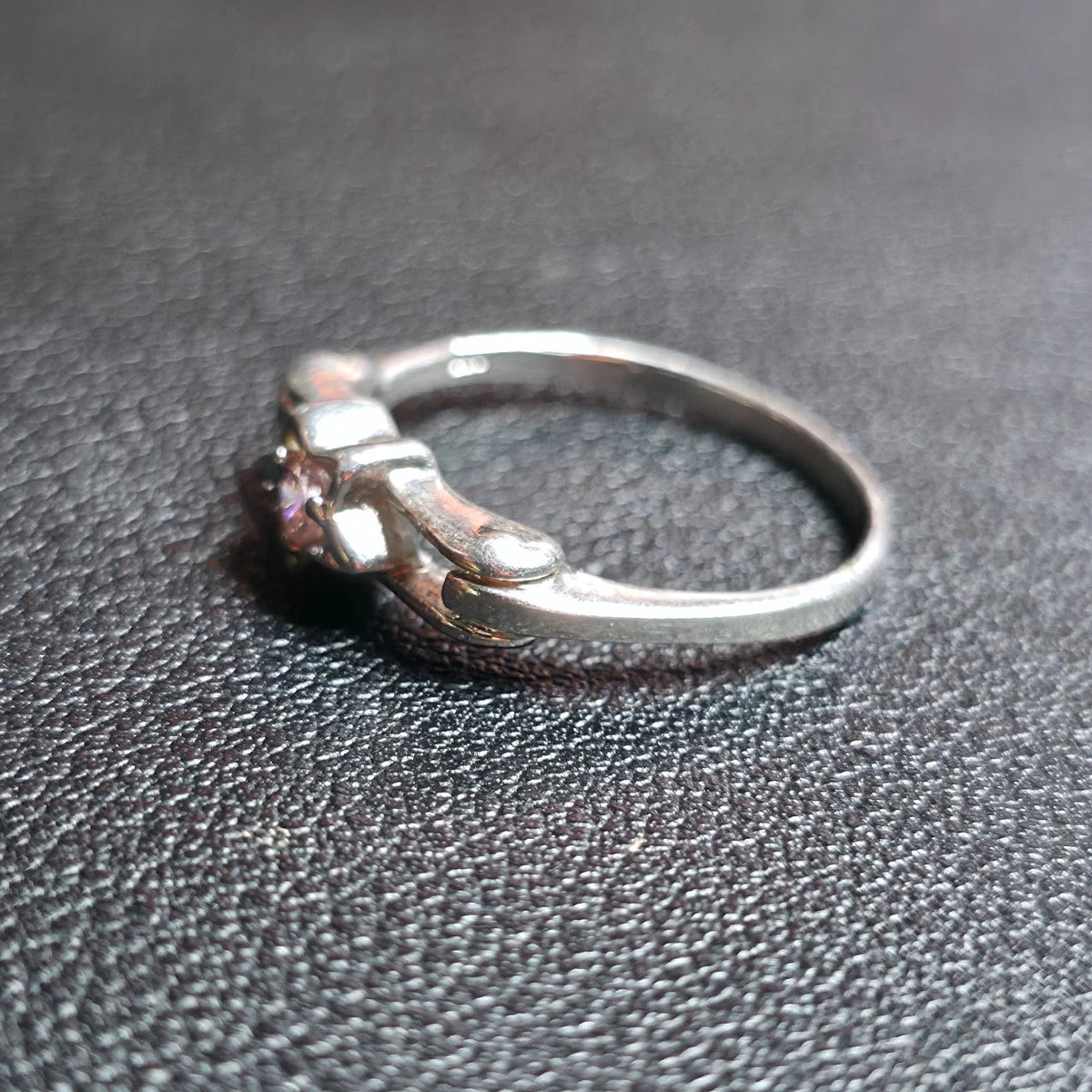 Sterling Silver 925 Pink Star Ring Size 9 Celestial Promise Ring