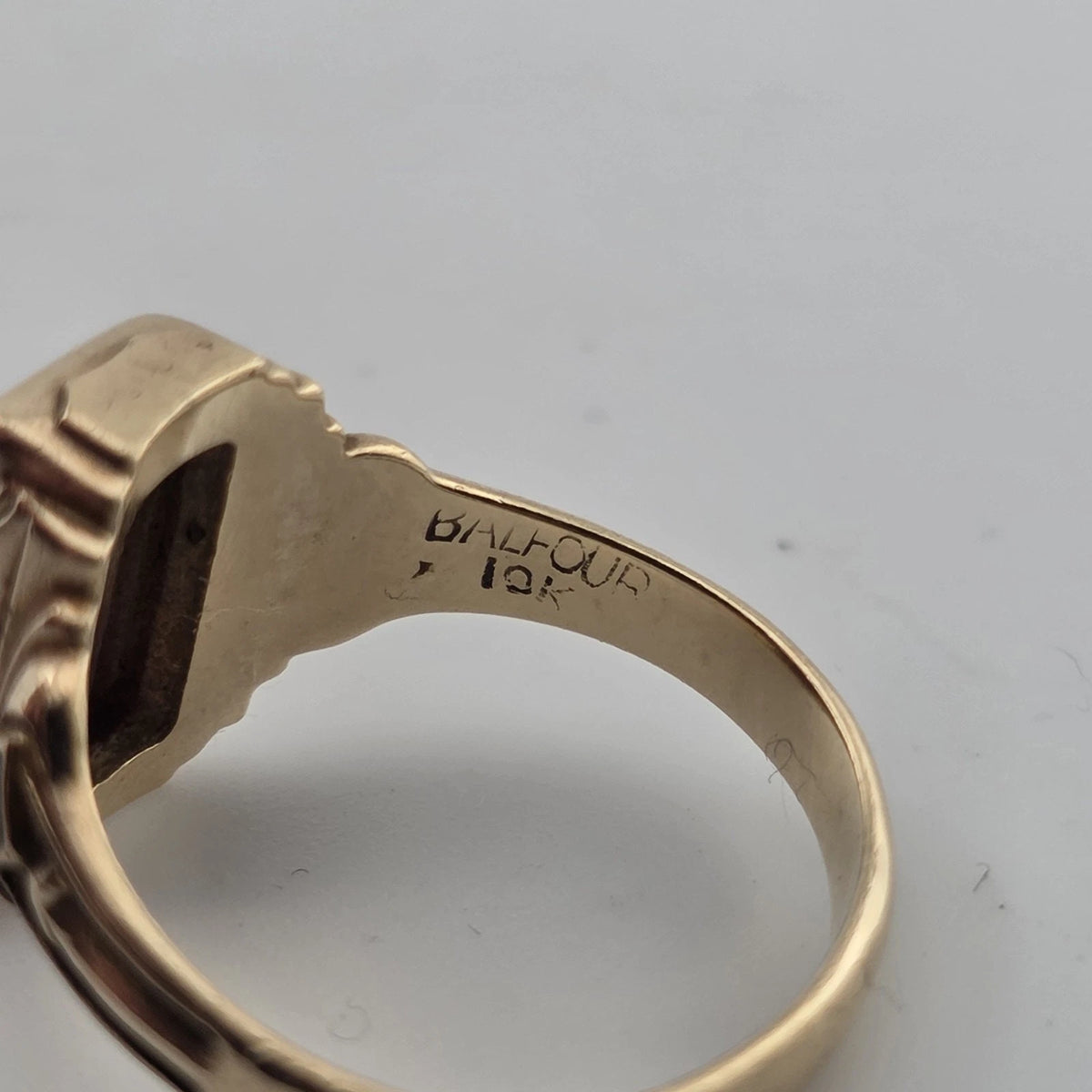 Ferguson 1953 Class Ring 10K Yellow Gold Balfour Size 6.25 Vintage