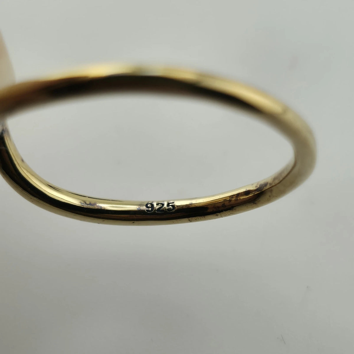 Avon 14K Gold Plated Over 925 Sterling Silver Swarovski Cz Peak Ring Size 8 New